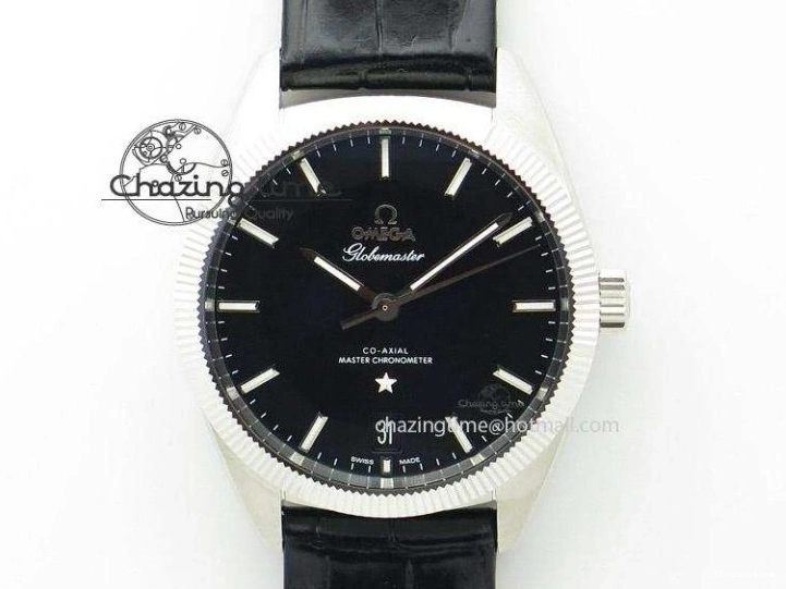 0220 Planet Ocean GMT 43.5mm V6F Goodplanet Orange Marker Blue Dial On SS Bracelet A ModernLook 8215